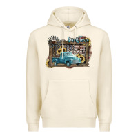 Tofu Small town USA truck 4th of july Premium Hoodie - HowdyJamesFarm
