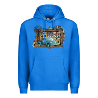 True Royal Small town USA truck 4th of july Premium Hoodie - HowdyJamesFarm