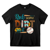 Black rub some dirt on it baseball Heavy Core Tee - HRA Design Shop