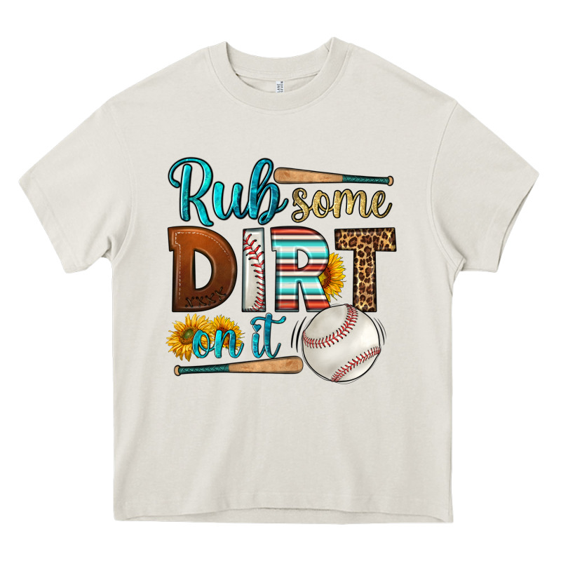 Rub Some Dirt On It Baseball Heavy Core Tee by HRA Design Shop | Teevron