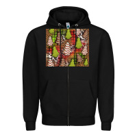 Black Christmas cakes western Zipper Hoodie - Jasminsmagicworld