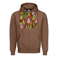 Chestnut Christmas cakes western Zipper Hoodie - Jasminsmagicworld