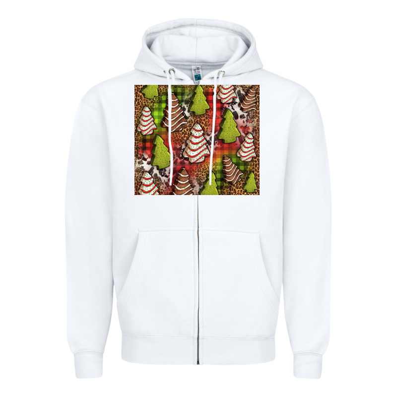 Christmas Cakes Western Zipper Hoodie by Jasminsmagicworld | Teevron