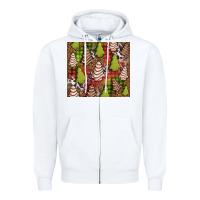 White Christmas cakes western Zipper Hoodie - Jasminsmagicworld