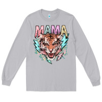 Moon Dust mama tiger lightning bolt Long Sleeve Tee - NancyCooperArtShop