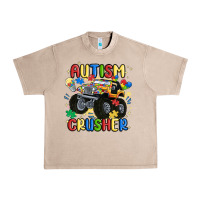 French Oak autism crusher Urban Heavy Tee - MaliasSmallBusiness