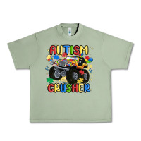 Oil Green autism crusher Urban Heavy Tee - MaliasSmallBusiness