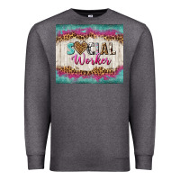 Charcoal Heather western social worker tumbler tbs (1) Premium Sweatshirt - TumblerDesignByShophia