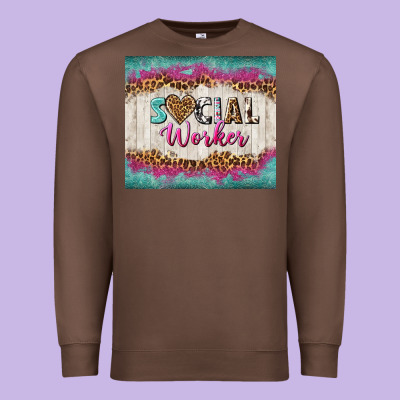 Western Social Worker Tumbler Tbs (1) Premium Sweatshirt Designed By Tumblerdesignbyshophia