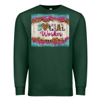 Sports Green western social worker tumbler tbs (1) Premium Sweatshirt - TumblerDesignByShophia