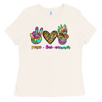Bone peace love summer Ladies Tee - JahusDesignShop