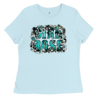 Baby Blue girl boss Ladies Tee - SublimationCraftShop