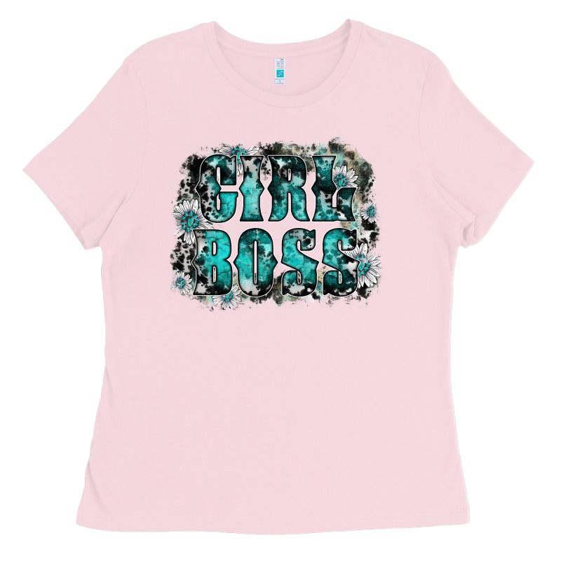 Girl Boss Ladies Tee by SublimationCraftShop | Teevron