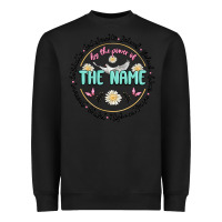 Black by the power of the name Heavyweight Sweatshirt - MaliasSmallBusiness