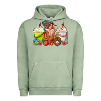 Pigment Oil Green Softball Basketball Baseball Sports Coffee Cups Urban Hoodie - FaDigitalArtStudio
