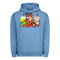Pigment Pebble Blue Softball Basketball Baseball Sports Coffee Cups Urban Hoodie - FaDigitalArtStudio