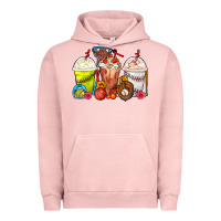 Pigment Salmon Softball Basketball Baseball Sports Coffee Cups Urban Hoodie - FaDigitalArtStudio