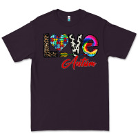 Plum love autism Premium Tee - CowhideDigitalArt