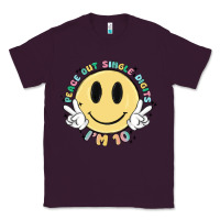 Plum peace out single digits im 10 Classic Tee - MaliasSmallBusiness