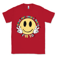 Red peace out single digits im 10 Classic Tee - MaliasSmallBusiness