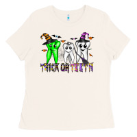 Bone trick or teeth Ladies Tee - CowhideDigitalArt