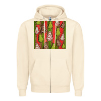 Sandshell Christmas cakes leopard Zipper Hoodie - Jasminsmagicworld