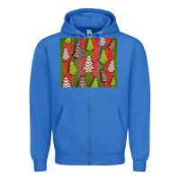 True Royal Christmas cakes leopard Zipper Hoodie - Jasminsmagicworld