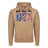 Vintage Coffee god bless the usa Vintage Hoodie - NancyCooperArtShop