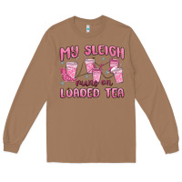 Toasted Coconut my sleigh runs on loaded tea Long Sleeve Tee - MaliasSmallBusiness