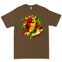 Cacao juneteenth sunflower Premium Tee - HRA Design Shop