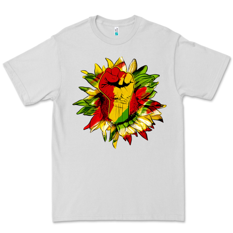Juneteenth Sunflower Premium Tee by HRA Design Shop | Teevron