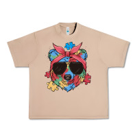Burro autism awareness bear Urban Heavy Tee - MaliasSmallBusiness
