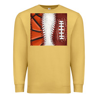 Antique Gold baseball and basketball and football tumbler tbs Premium Sweatshirt - TumblerDesignByShophia
