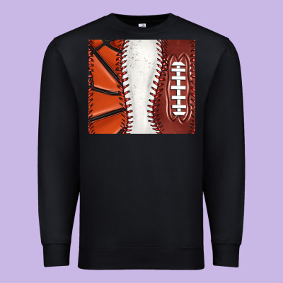 Baseball And Basketball And Football Tumbler Tbs Premium Sweatshirt Designed By Tumblerdesignbyshophia