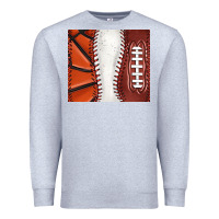 Heather Grey baseball and basketball and football tumbler tbs Premium Sweatshirt - TumblerDesignByShophia