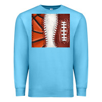 Ocean Blue baseball and basketball and football tumbler tbs Premium Sweatshirt - TumblerDesignByShophia