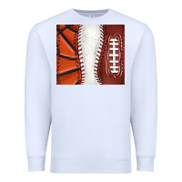 White baseball and basketball and football tumbler tbs Premium Sweatshirt - TumblerDesignByShophia