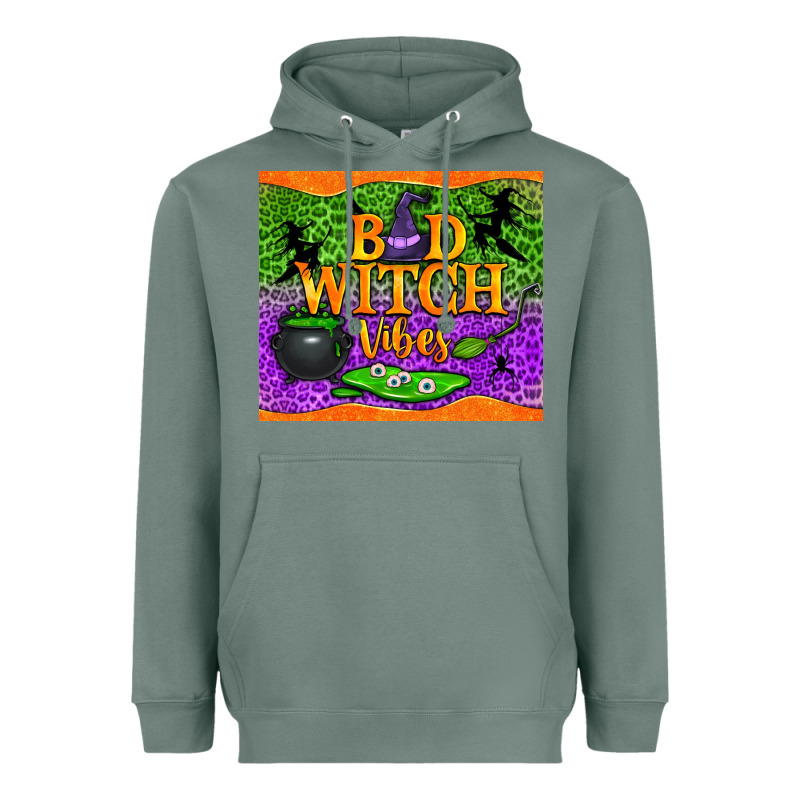 Bad Witch Vibes Heavyweight Hoodie by NancyCooperArtShop | Teevron