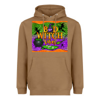 Toasted Coconut Bad witch vibes Heavyweight Hoodie - NancyCooperArtShop