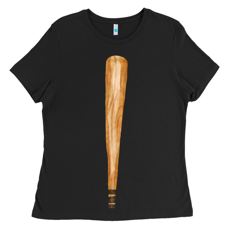 Wooden Baseball Ladies Tee by FaDigitalArtStudio | Teevron