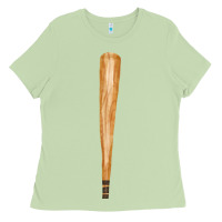 Matcha wooden baseball Ladies Tee - FaDigitalArtStudio