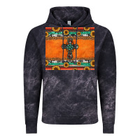 Cloud Black sunflowers cross aztec pattern Vintage Hoodie - Jasminsmagicworld