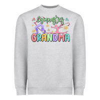 Heather Grey gymnastics grandma Heavyweight Sweatshirt - MaliasSmallBusiness
