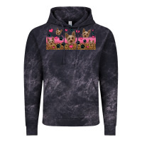 Cloud Black yorkie dogs Vintage Hoodie - Jasminsmagicworld