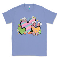 Colony Blue easter hearts Classic Tee - MaliasSmallBusiness
