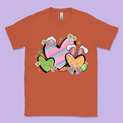 Easter Hearts Classic Tee Designed By Maliassmallbusiness