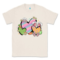 Natural easter hearts Classic Tee - MaliasSmallBusiness