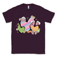 Plum easter hearts Classic Tee - MaliasSmallBusiness