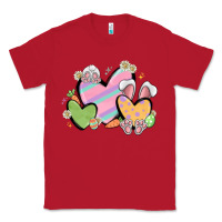 Red easter hearts Classic Tee - MaliasSmallBusiness