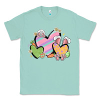 Seafoam easter hearts Classic Tee - MaliasSmallBusiness